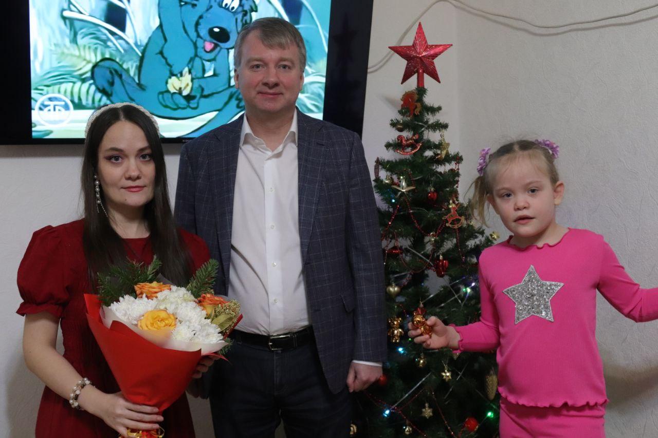 Александр Тетердинко подарил юной петербурженке беговую дорожку