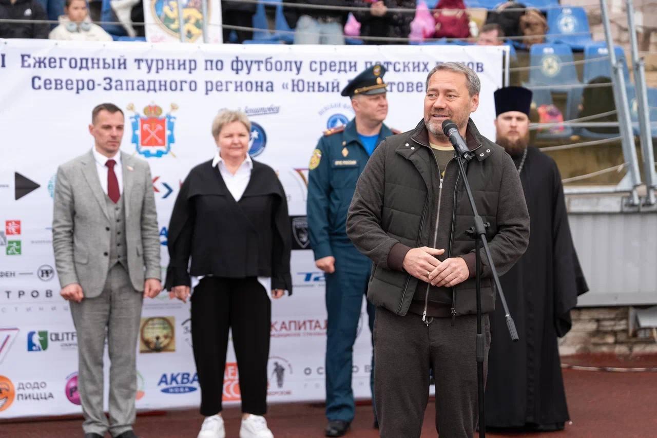 Бельский поприветствовал участников турнира «Юный зенитовец»
