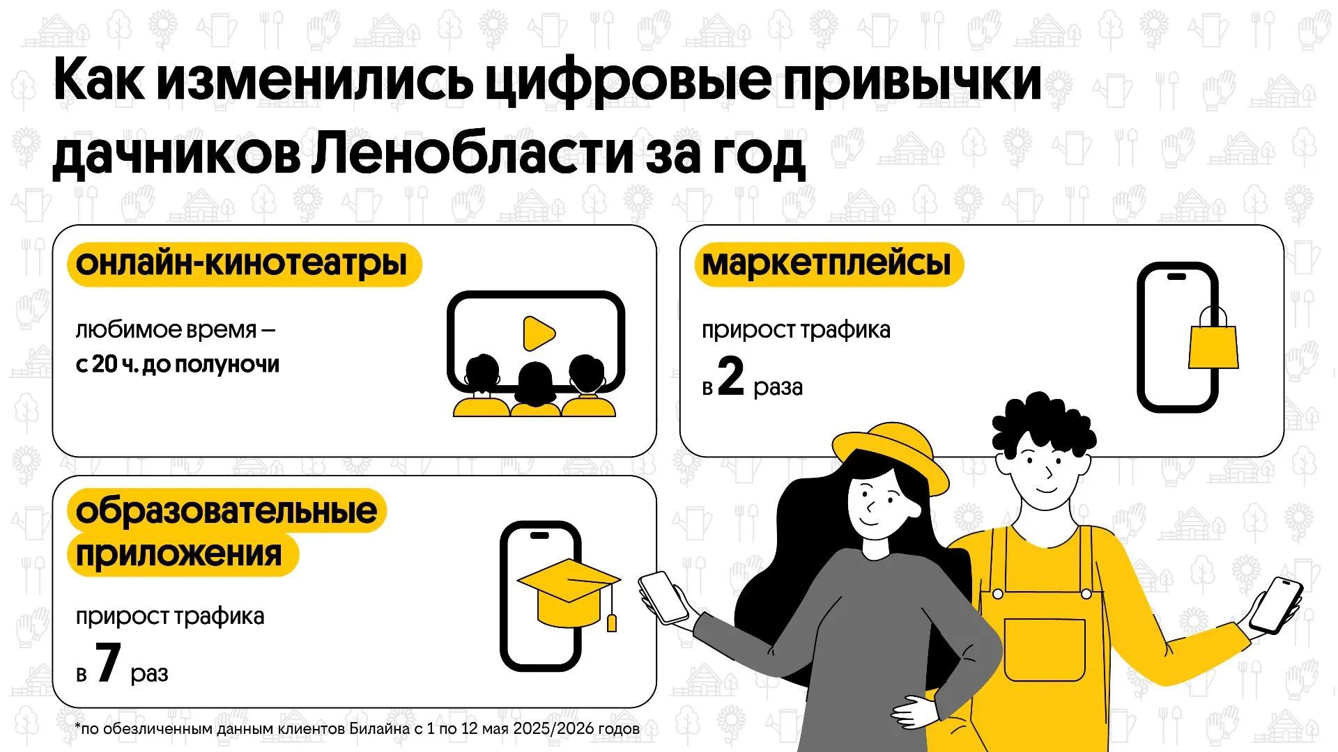 Интерес к сервисам онлайн-образования среди ленинградских дачников вырос в 7 раз – Билайн