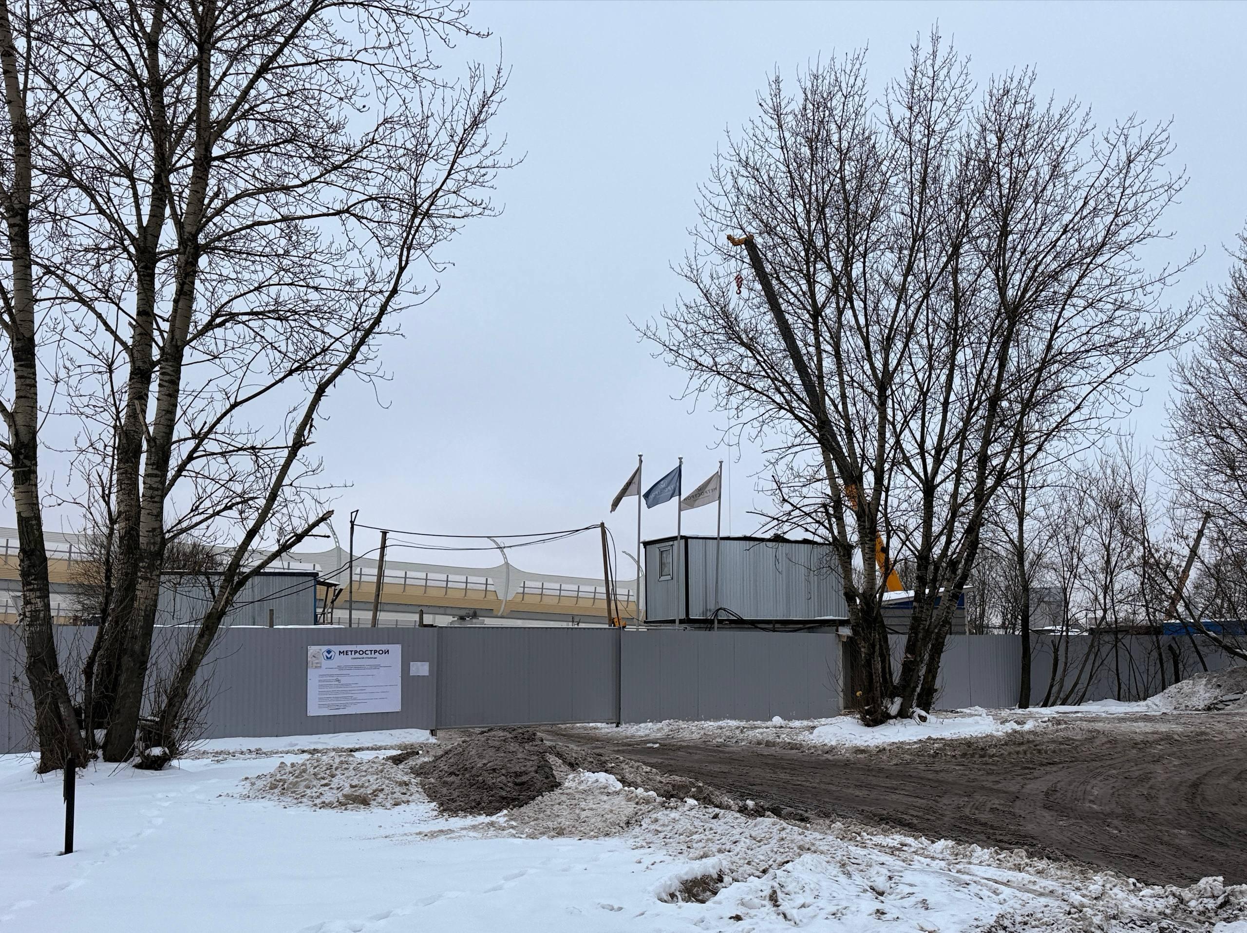 Над будущей станцией метро «Броневая» идет проходка шахтного ствола