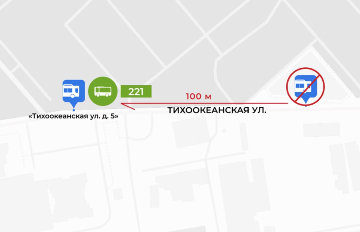 В Парголово с 12 марта перенесут автобусную остановку