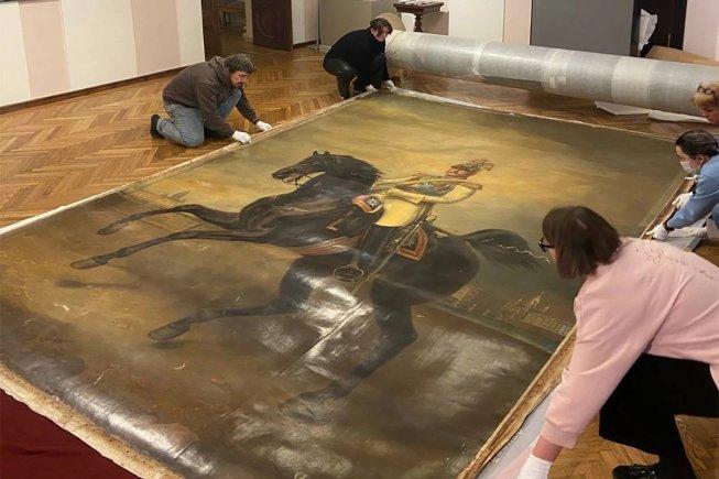В Петербурге впервые за 100 лет показали портрет Николая I кисти Франца Крюгера